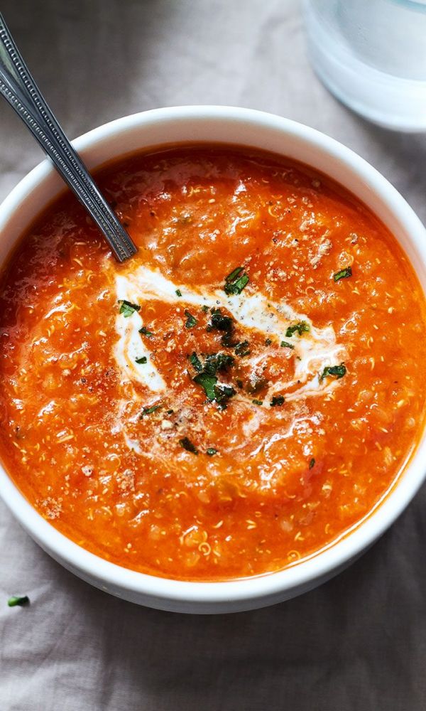 Creamy Quinoa Tomato Soup