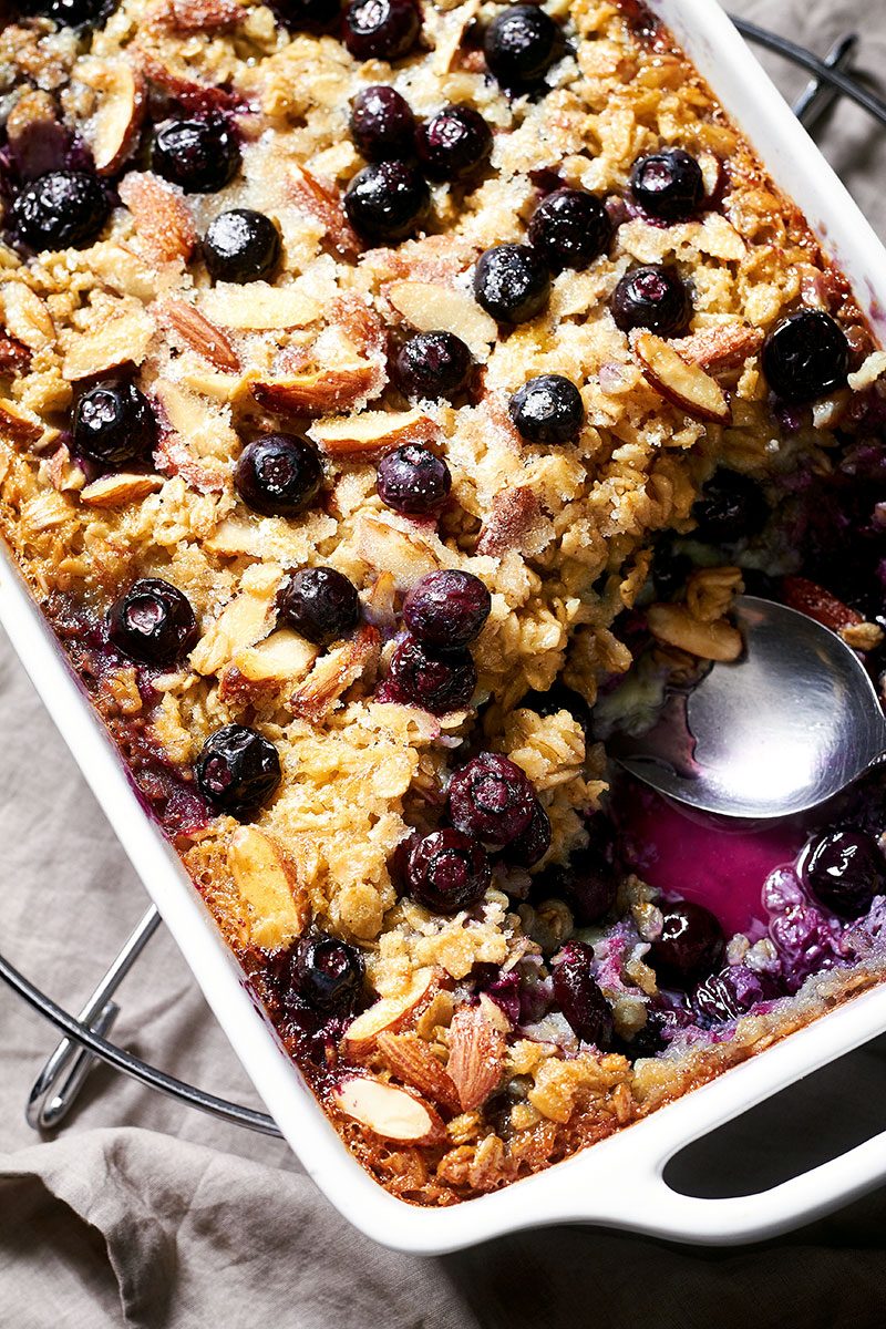 Baked Blueberry Oatmeal Recipe — Eatwell101