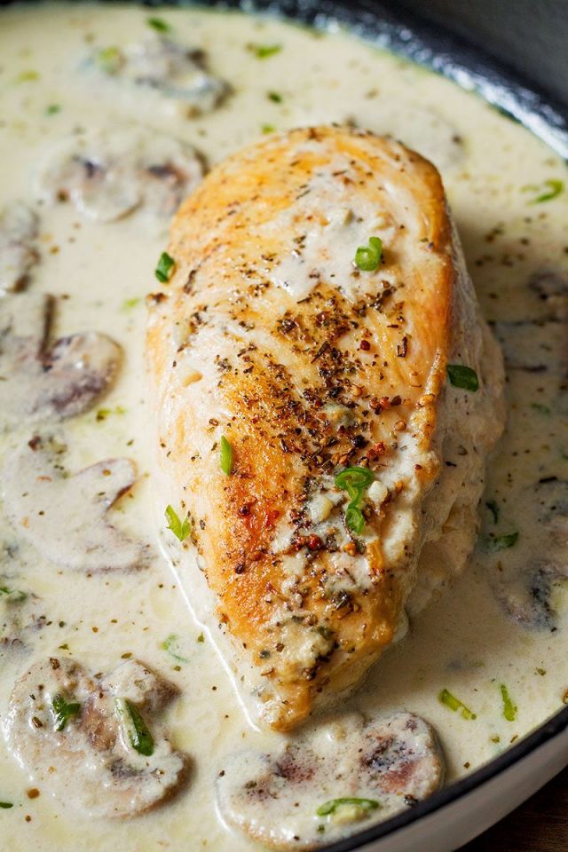 Creamy Chicken and Mushroom Skillet