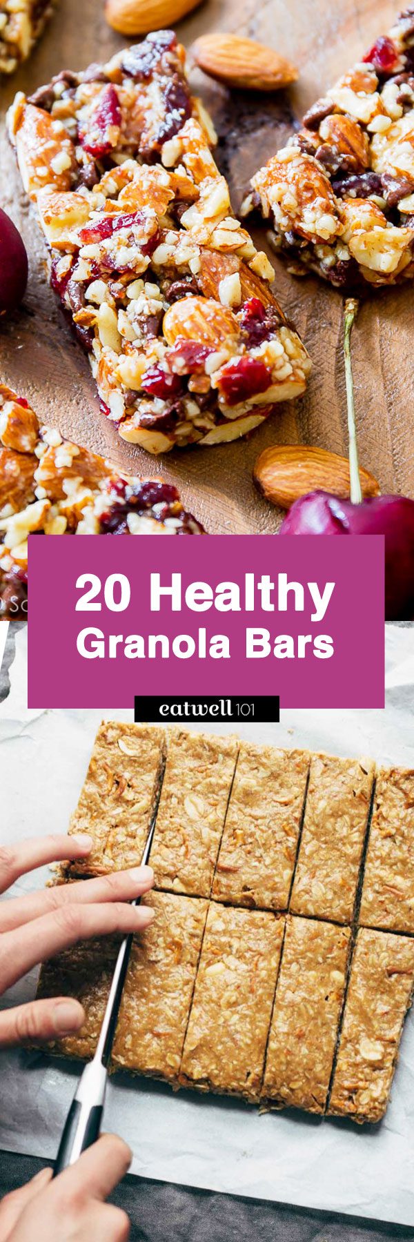 Healthy Homemade Granola Bars - If you want satisfy your snack cravings, these Healthy granola bars are your go-to nutrition companion to fuel your day!