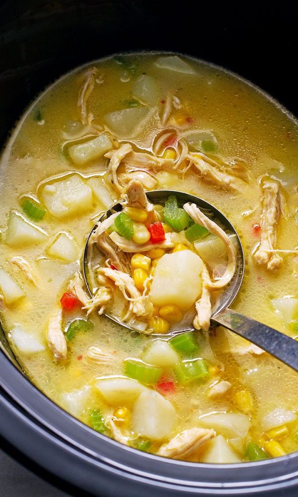 Slow Cooker Chicken Corn Chowder