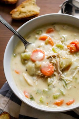 Slow Cooker Chicken Potato Soup