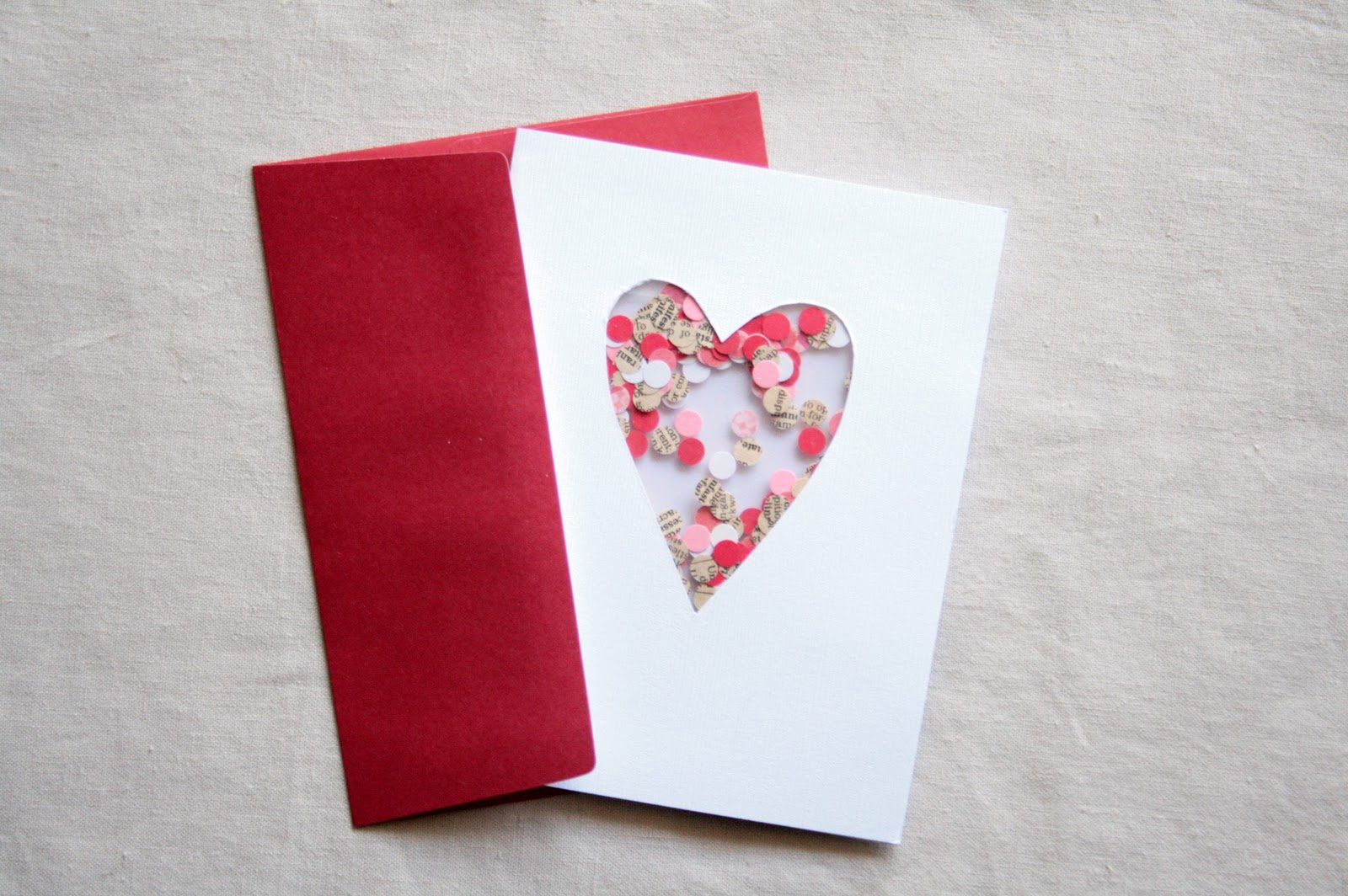 Various Handmade Valentine Cards 