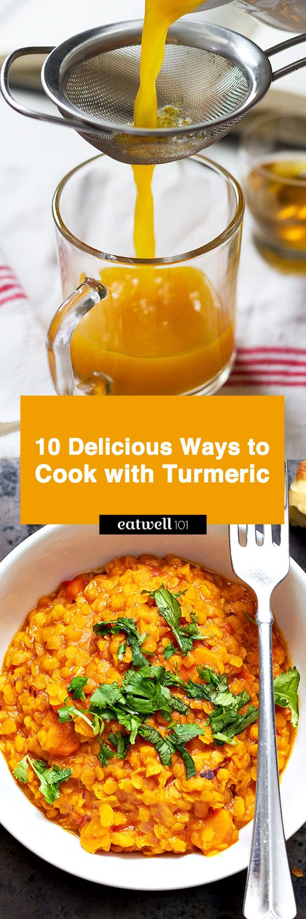 10 Turmeric Recipes Packed with Health Benefits - #turmeric #recipes #eatwell101 - Turmeric is so good for our health - Try these turmeric recipes and make the most of the versatile yellow spice! 