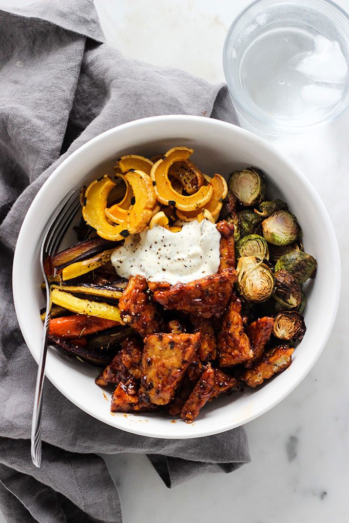 Harvest Bbq Tempeh Bowl