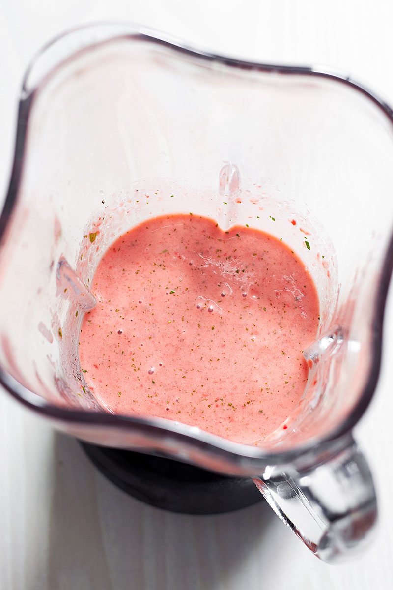 Homemade strawberry Vinaigrette Dressing