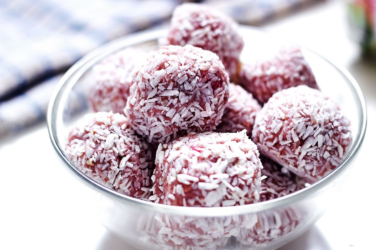 Strawberry Energy Balls