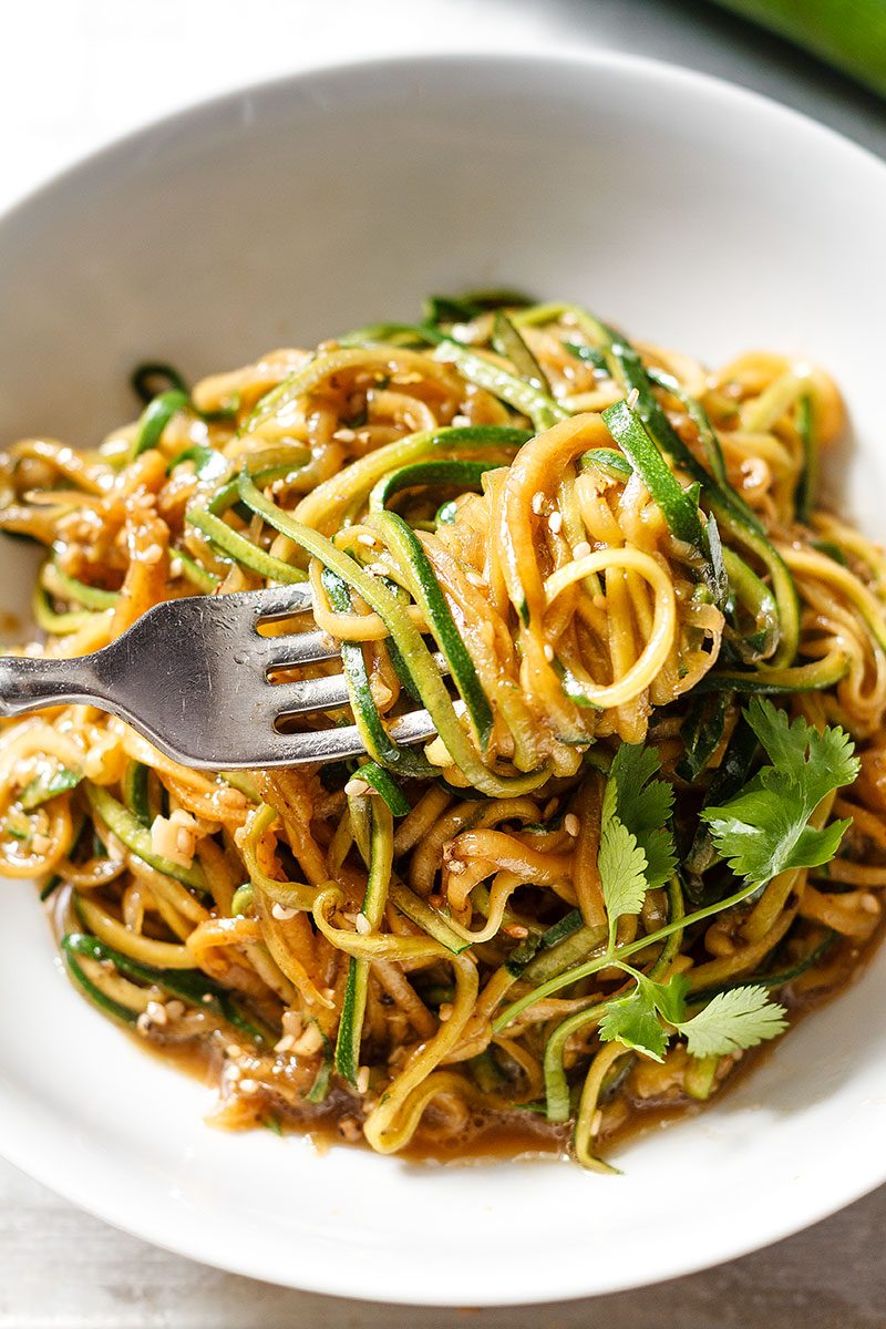 Teriyaki Zucchini Noodles