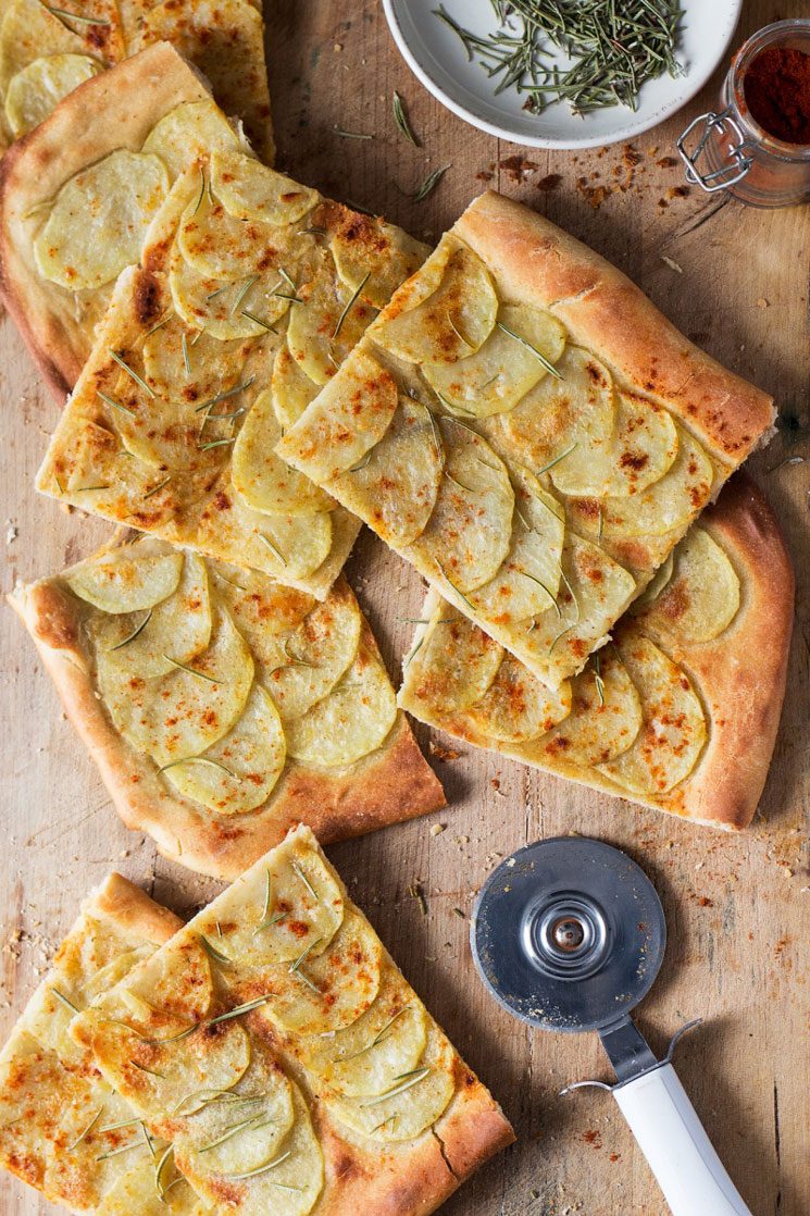 Vegan Potato Pizza With Rosemary