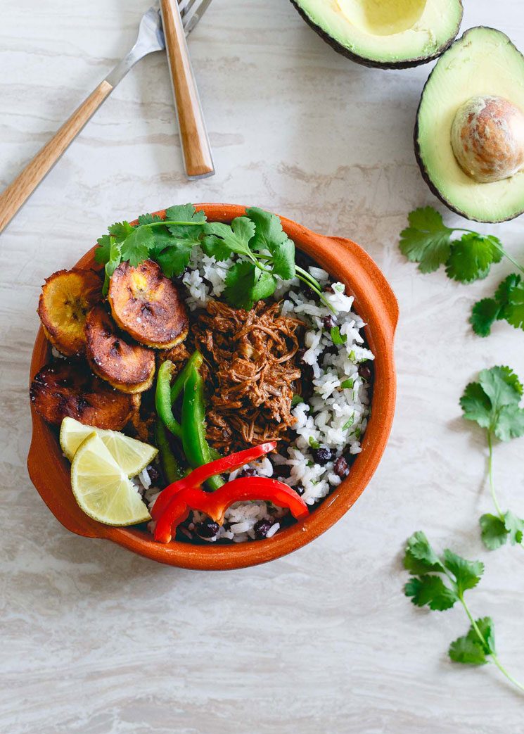 Slow Cooker Shredded Mexican Beef Bowls