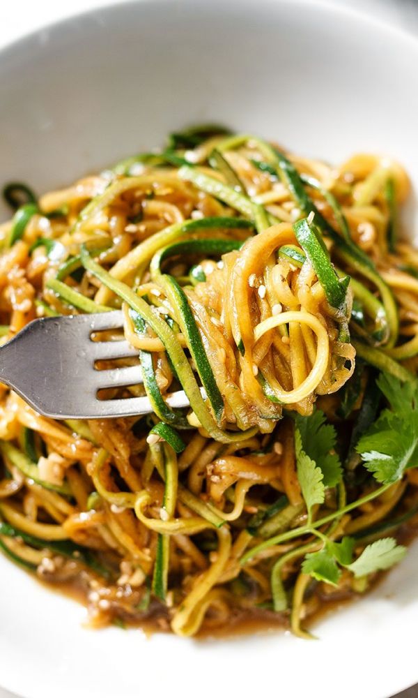 Teriyaki Zucchini Noodles