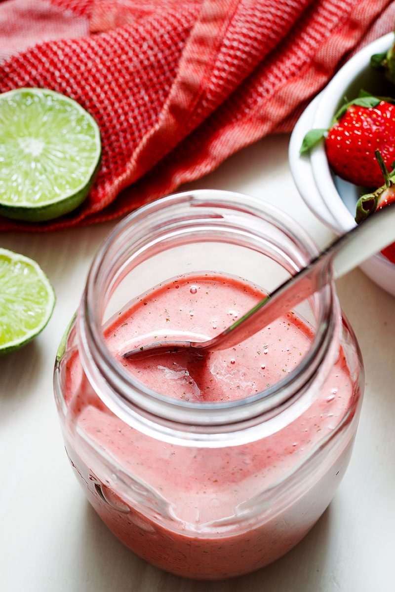 strawberry dressing recipe healthy