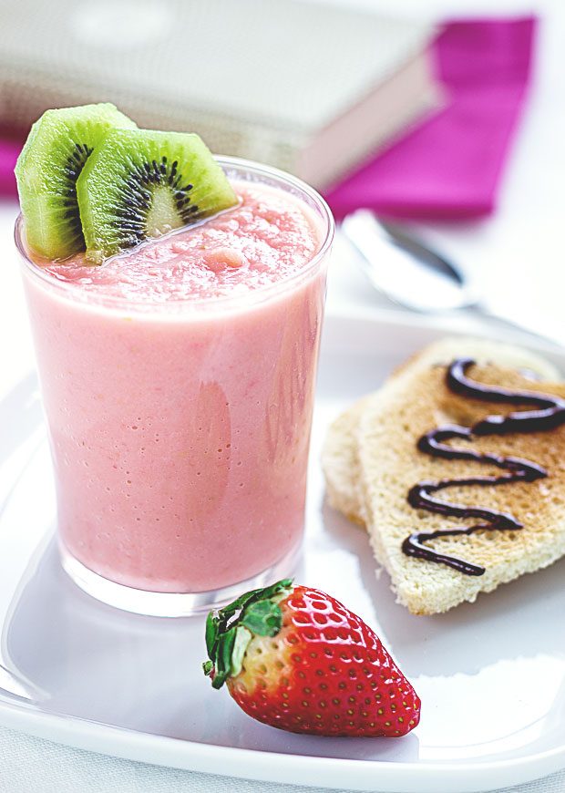 Valentine Strawberry Smoothie