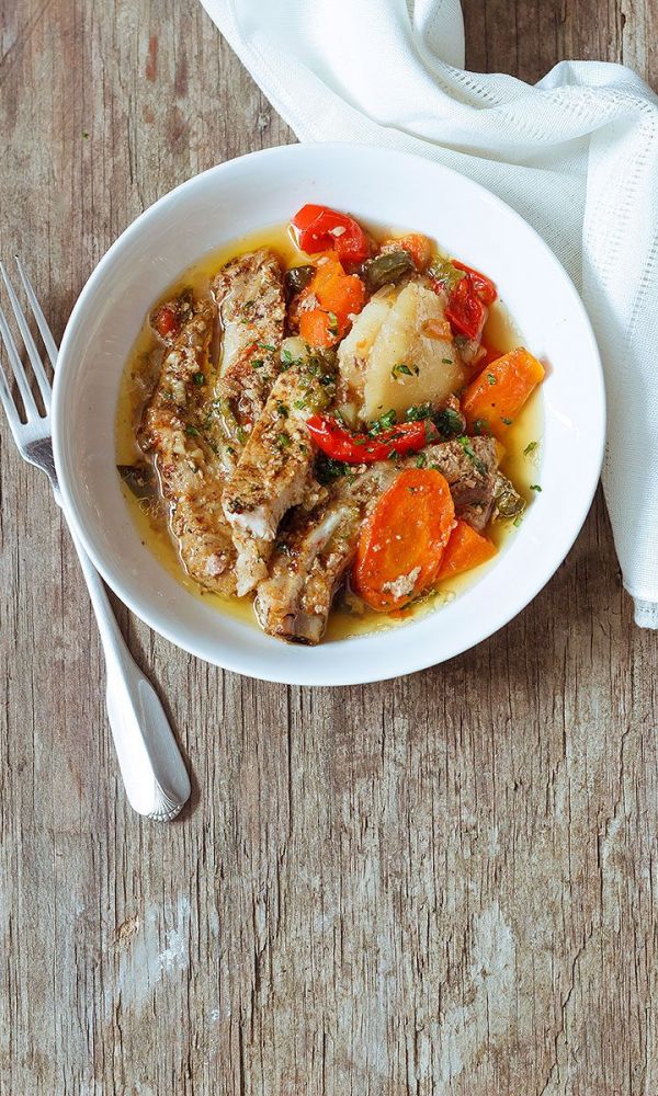 Easy Slow Cooker Pork Chops Fajitas