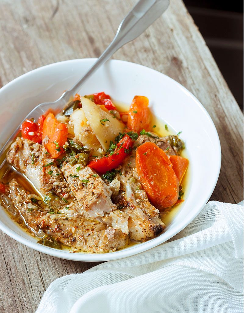 Easy-Slow-Cooker-pork-chops-fajitas