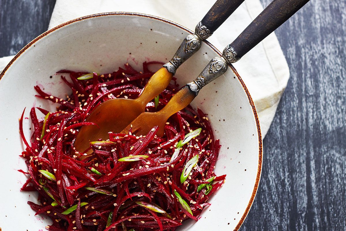 Simple Sesame Beet Salad