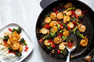Teriyaki Shrimp and Broccoli Stir Fry