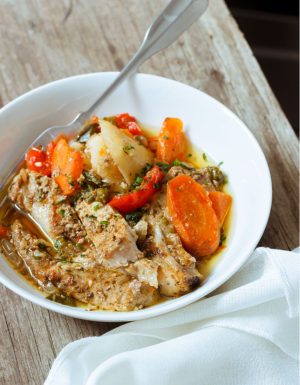 Easy Slow Cooker Pork Chops Fajitas