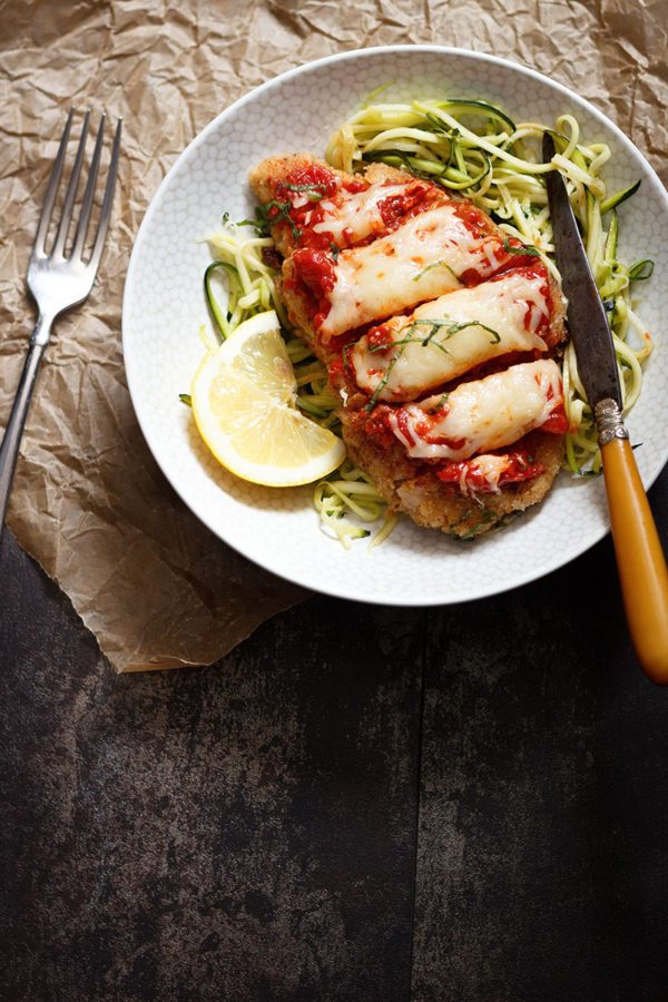Baked Chicken Parmesan Recipe - #recipe by #eatwell101 - https://www.eatwell101.com/parmesan-chicken-recipe