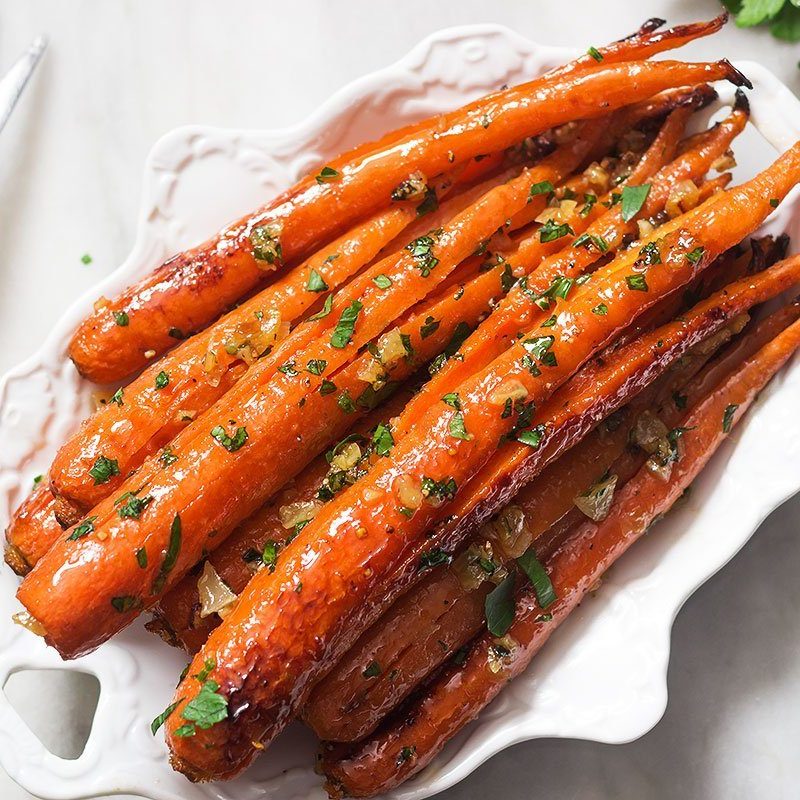 Honey Garlic Butter Roasted Carrots Recipe How to Roasted Carrots — Eatwell101
