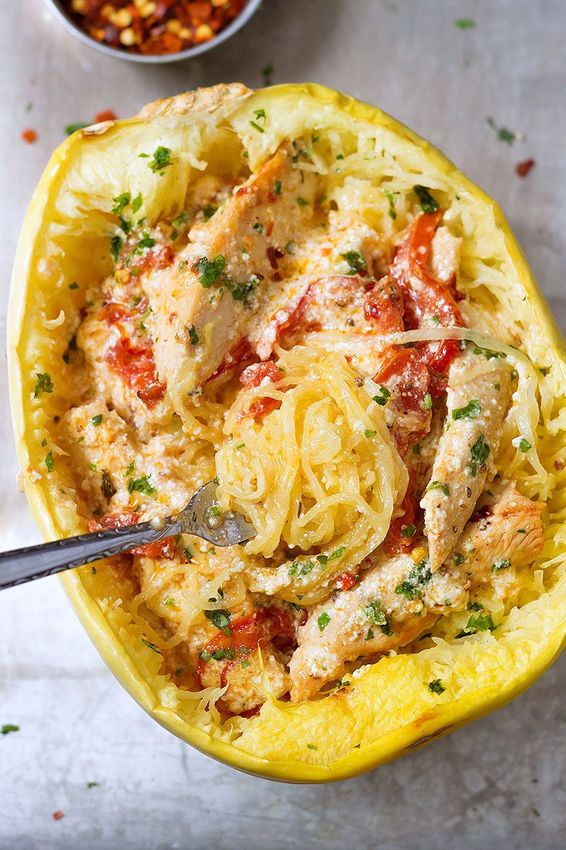 spaghetti-squash-chicken-recipes