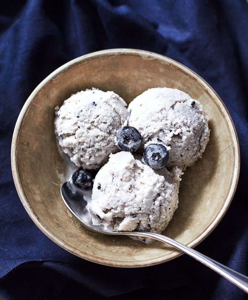 Blueberry Coconut Ice Cream-Dream