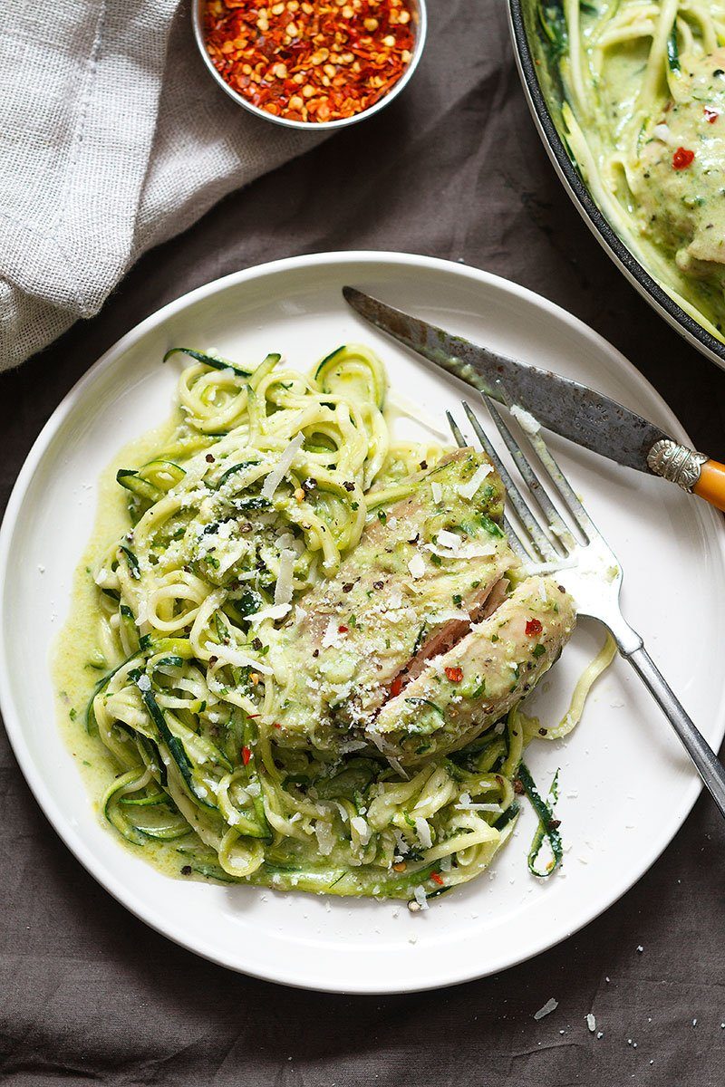 Creamy-pesto-chicken-recipes