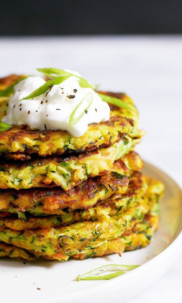 Crispy Parmesan Zucchini Fritters