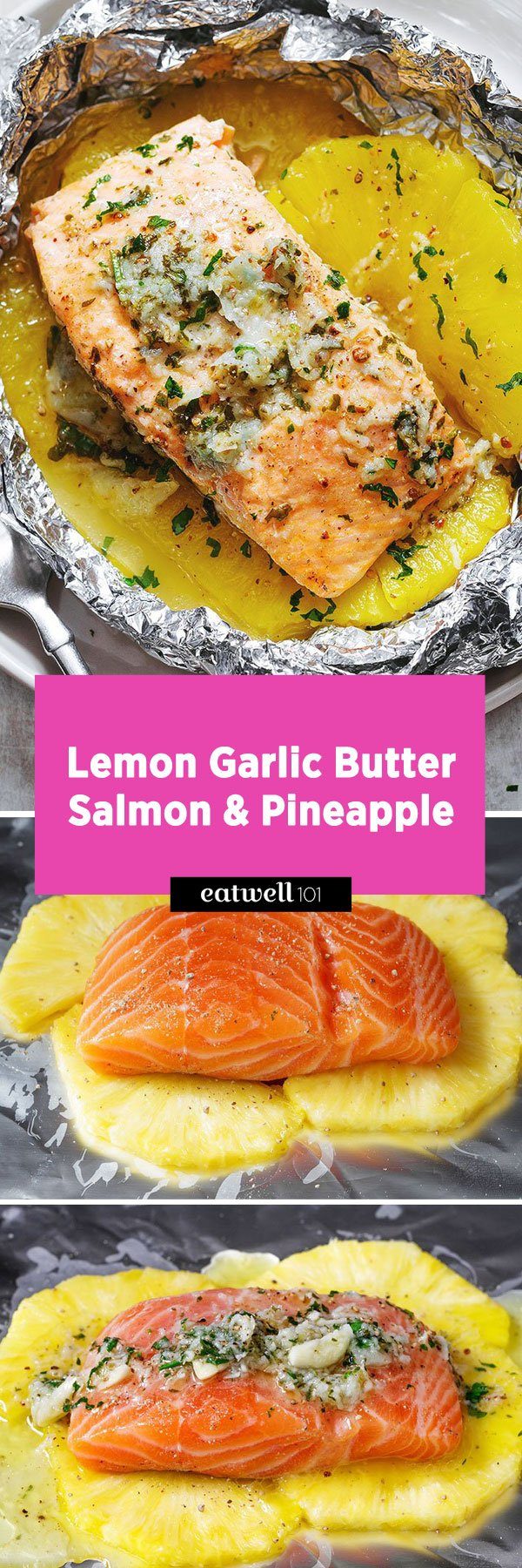 Salmon in Foil Packets – #baked #salmon #recipe #eatwell101 - Easy to make, tastes delicious & ready in 20mins!