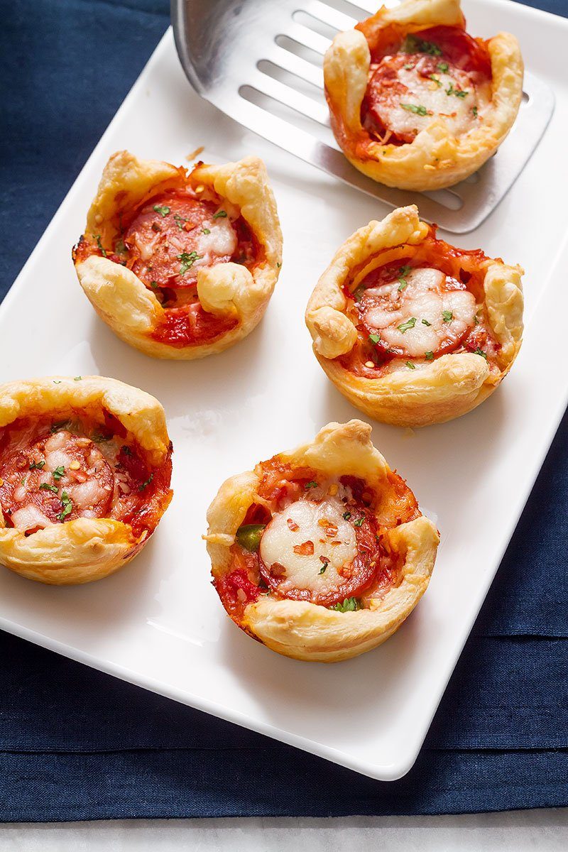Pepperoni Pizza Cups Recipe — Eatwell101