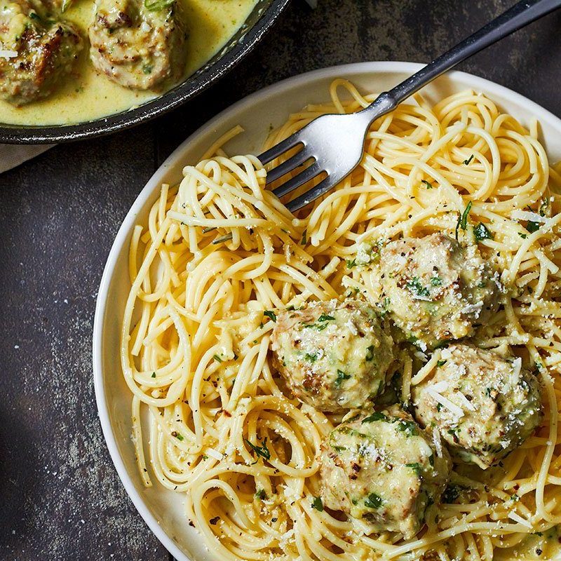 Creamy Chicken Meatballs Recipe — Eatwell101