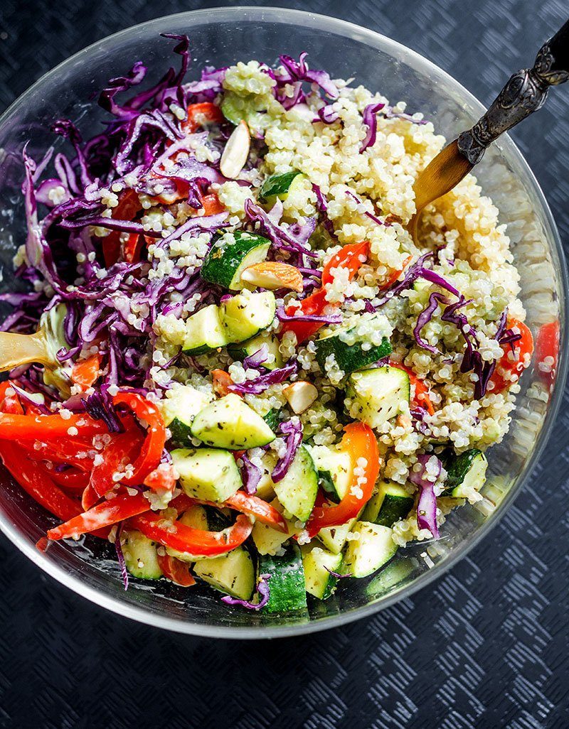 rainbow-veggie-salad-with-avocado-dressing