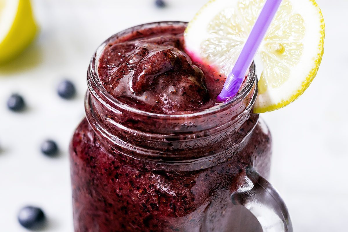 Blueberry Lemonade Slushie