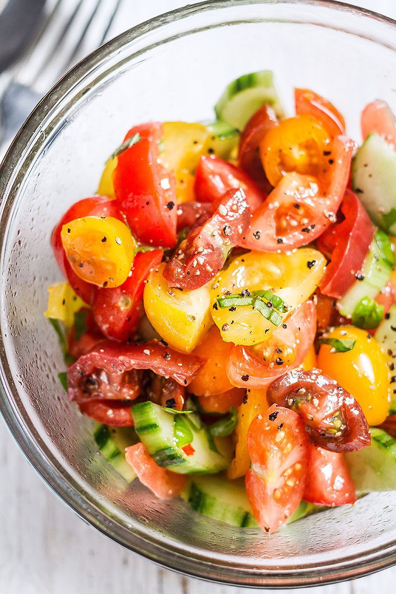 Cucumber Tomato Salad — Eatwell101