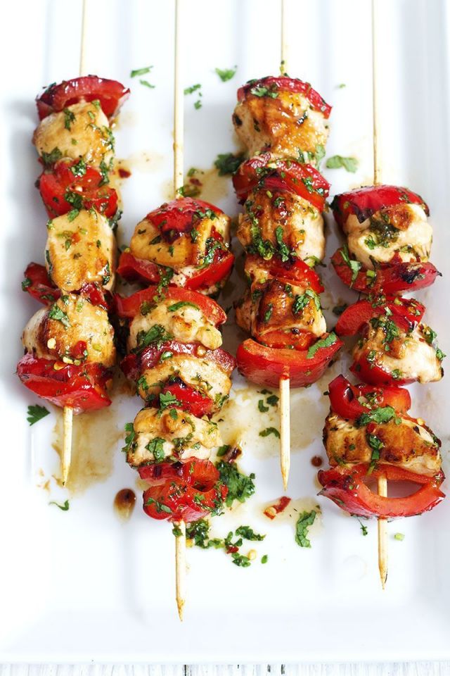 Grilled Chicken with Chili Lime Sauce