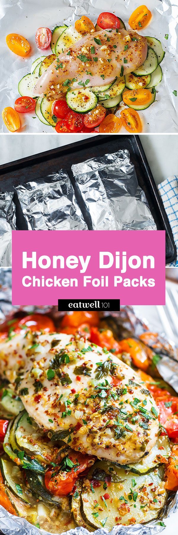 Chicken in Foil Packets – #eatwell101 #recipe #chicken #dinner - So NOURISHING and packed with TONS OF FLAVOR! Chicken breasts cooked in foil packets are amazingly moist and tender.