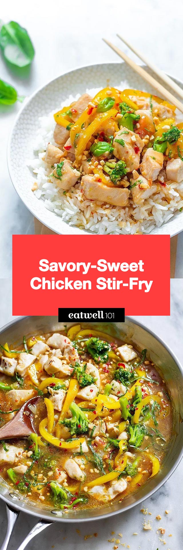 Savory Sweet Chicken Stir Fry - #chicken #recipe #eatwell101 - Chicken Stir Fry Recipe: You'll love this quick and scrumptious dinner for a busy weeknight.