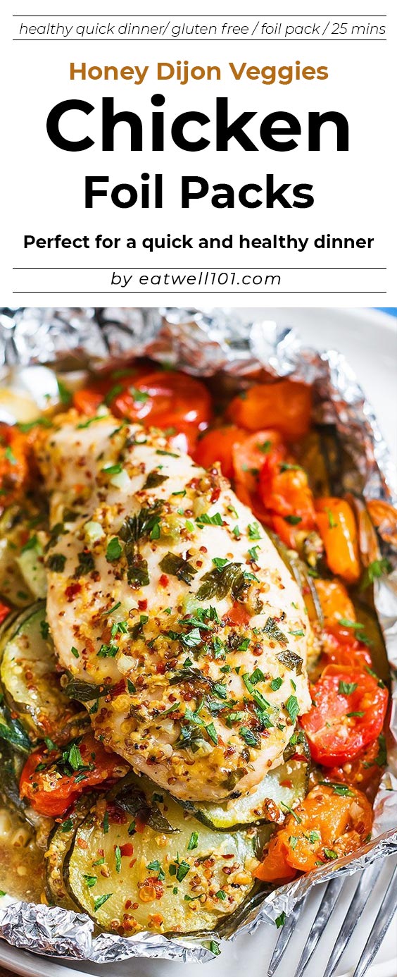 Chicken in Foil Packets – #eatwell101 #recipe #chicken #dinner - So NOURISHING and packed with TONS OF FLAVOR! Chicken breasts cooked in foil packets are amazingly moist and tender.