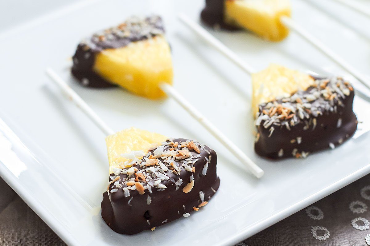 Pineapple Chocolate Coconut Pops Recipe Pineapple Pops Recipe
