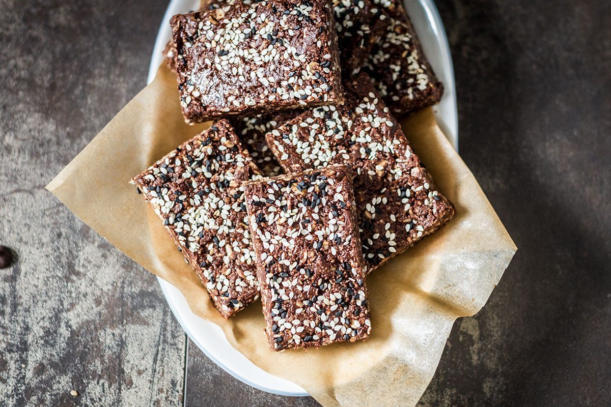 chocolate peanut butter no bake bars