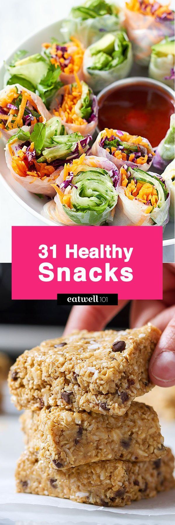 Healthy Snacks: 31 Recipes Anyone Can Make — Eatwell101