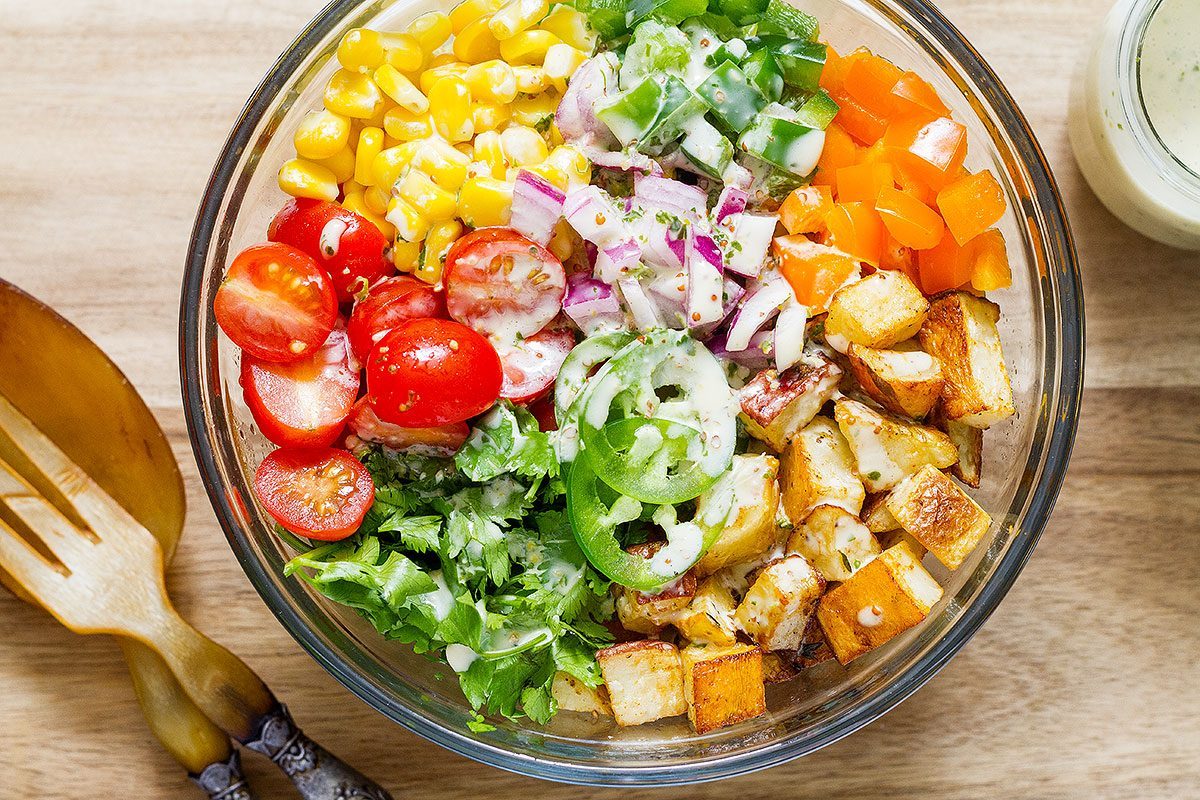 roasted potato salad