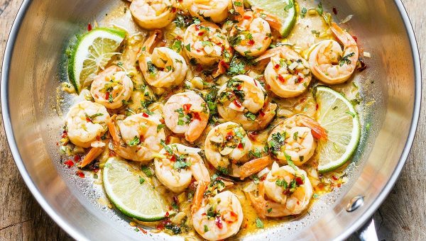 Cilantro Lime Shrimp - #recipe by #eatwell101 - https://www.eatwell101.com/honey-cilantro-lime-shrimp