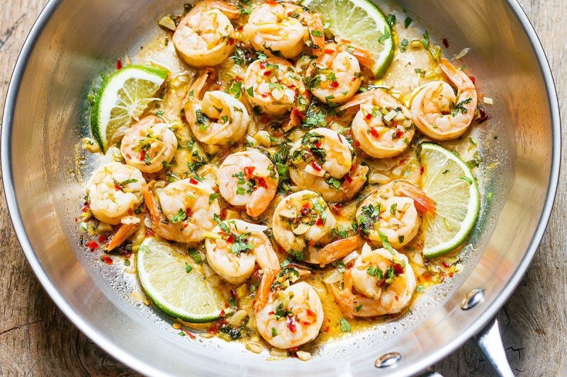 Cilantro Lime Shrimp - #recipe by #eatwell101 - https://www.eatwell101.com/honey-cilantro-lime-shrimp