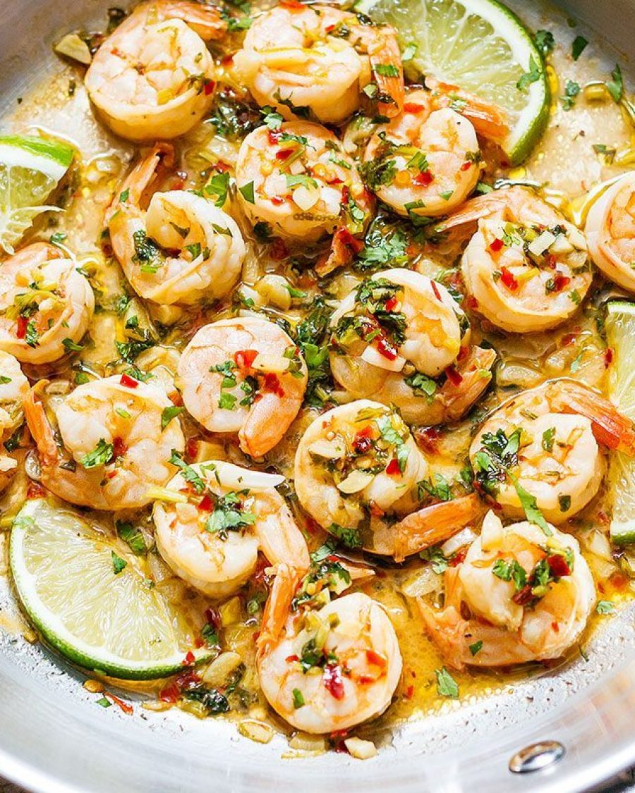 Cilantro Lime Shrimp - #recipe by #eatwell101 - https://www.eatwell101.com/honey-cilantro-lime-shrimp