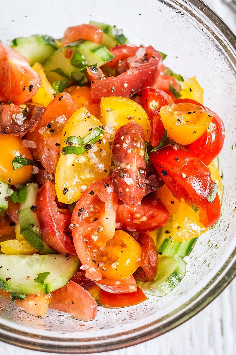 Cucumber Tomato Salad — Eatwell101