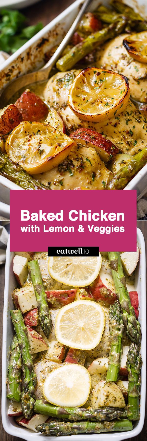 Baked Chicken Breasts with Lemon & Veggies — Eatwell101