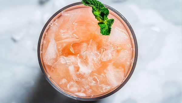Tequila Mint Grapefruit Refresher - #recipe by #eatwell101 - https://www.eatwell101.com/tequila-mint-grapefruit-refresher