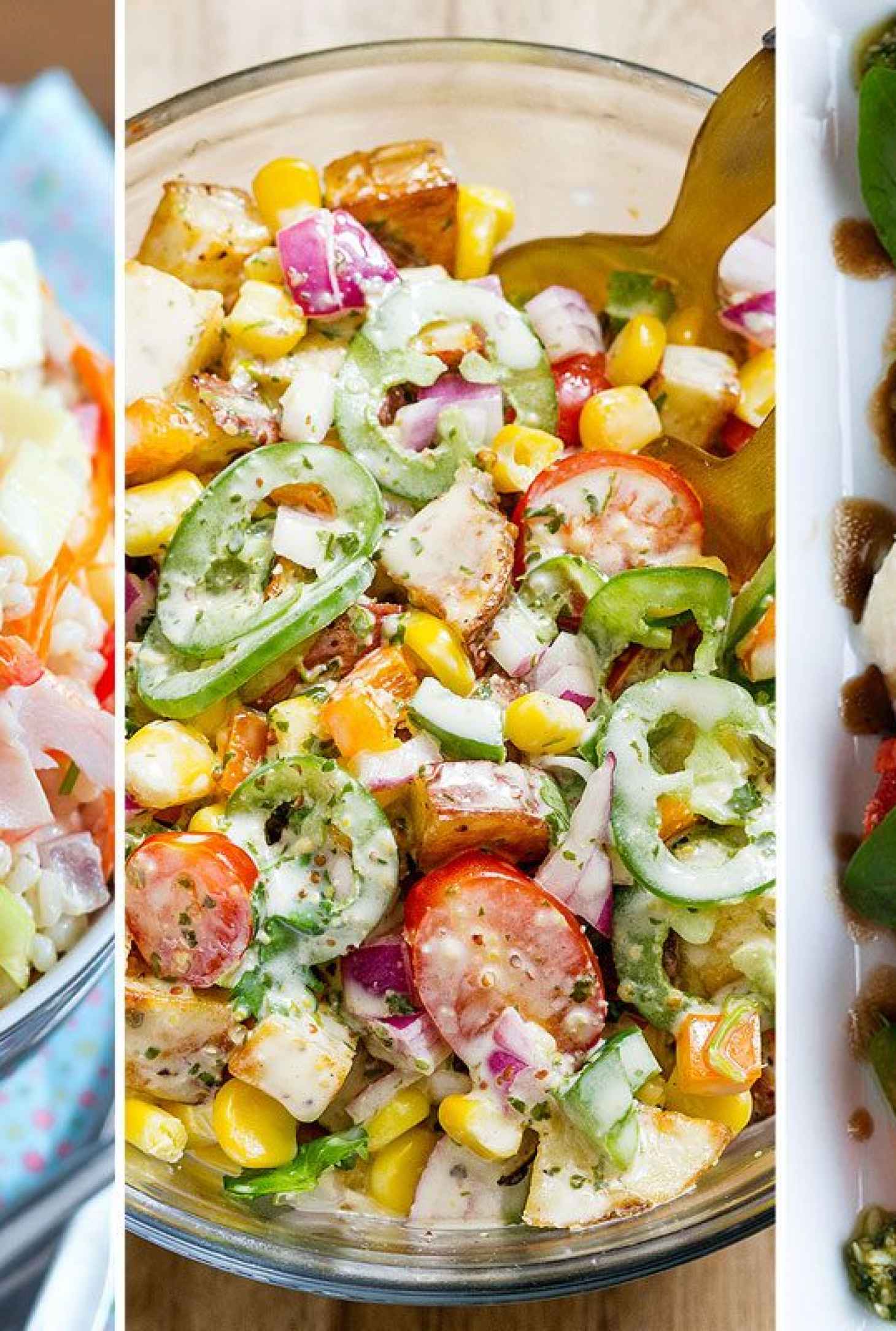 22 Delicious & Healthy Salads for Summer - #recipe by #eatwell101 - https://www.eatwell101.com/easy-healthy-salad-recipes