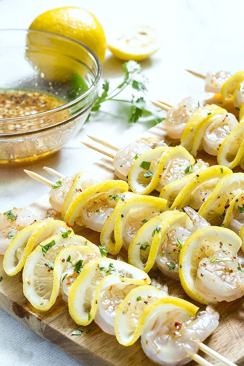 honey garlic lemon shrimp